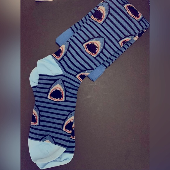 Shark themed compression socks - Picture 3 of 6